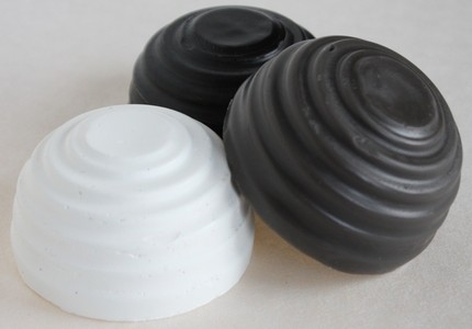 The Bee's Knees Encaustics - 3 Set Black, Pewter Grey & Titanium White Encaustic Paint Hive